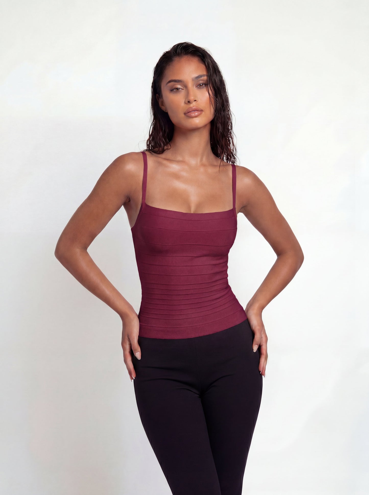 Ava Top Burgundy