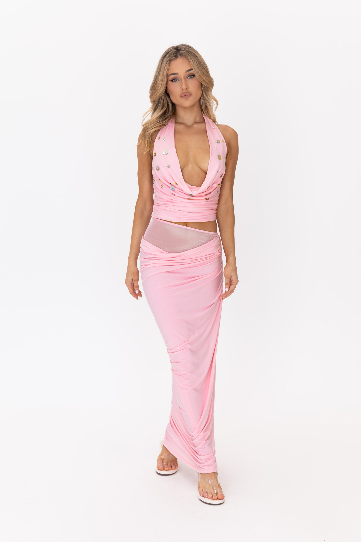 Névoa Skirt Baby Pink