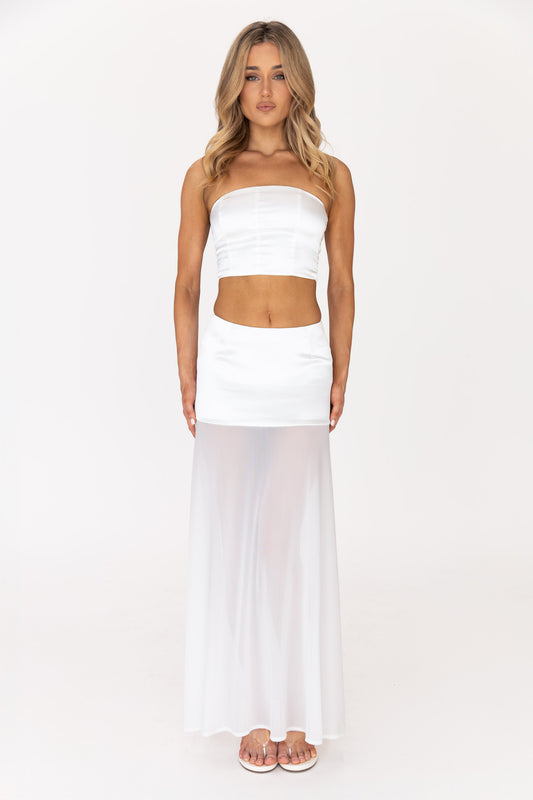 Élanore Skirt White