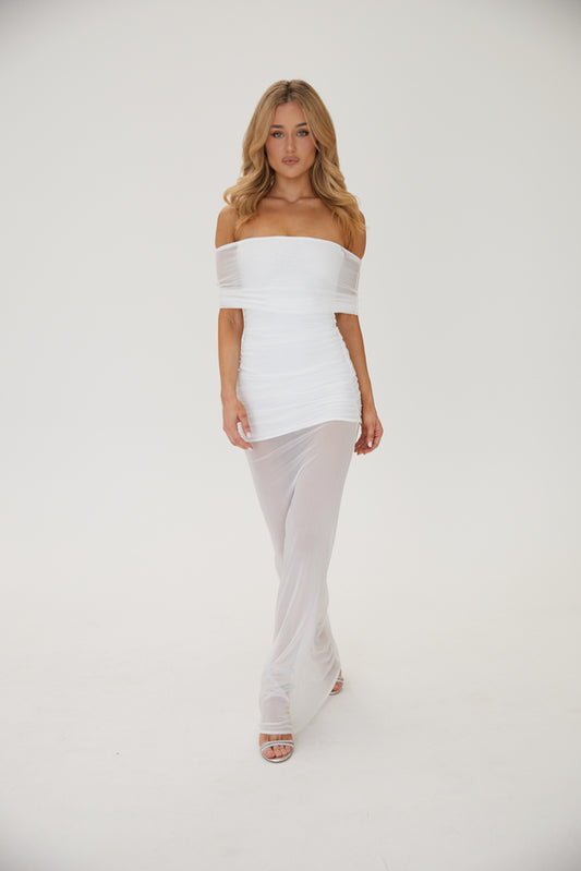 Aeris Dress White