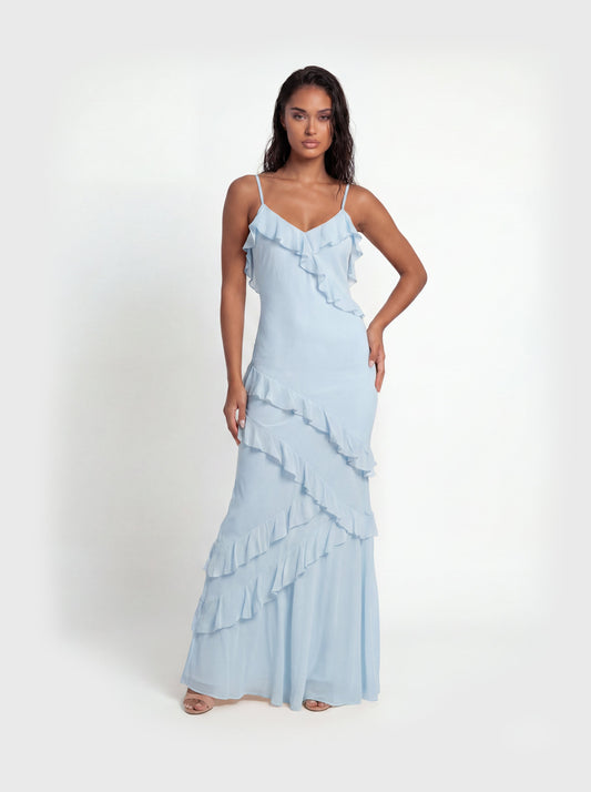 Aria Dress Pink Blue