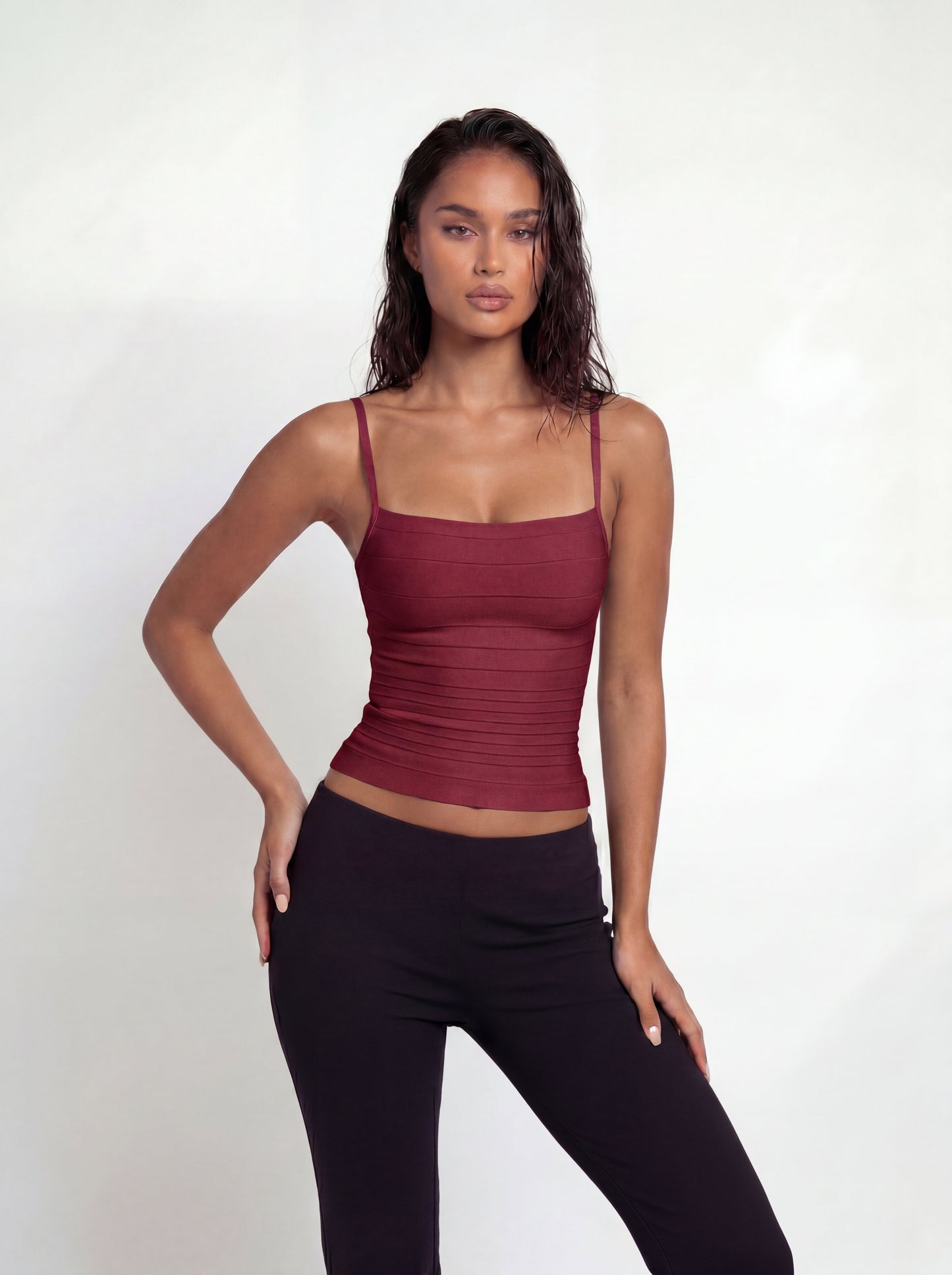 Ava Top Burgundy
