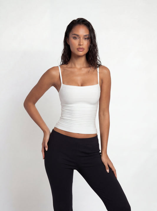 Ava Top White