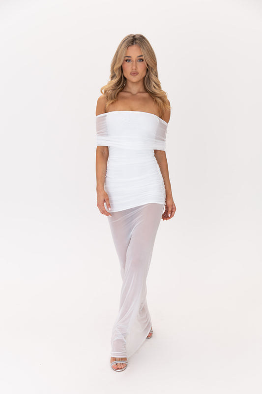 Aeris Dress White