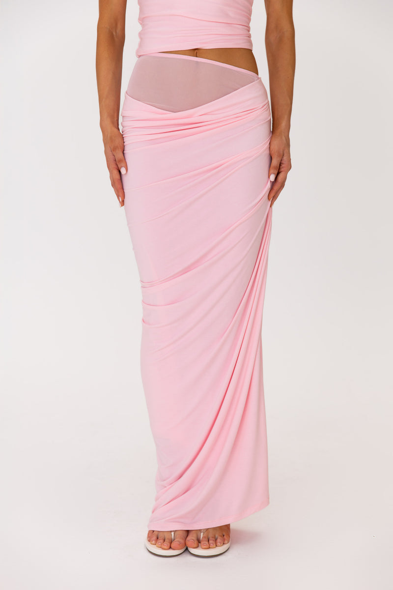 Névoa Skirt Baby Pink