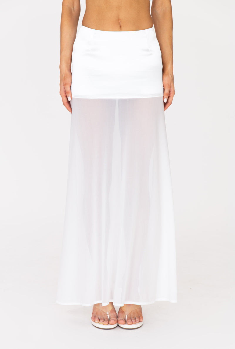 Élanore Skirt White