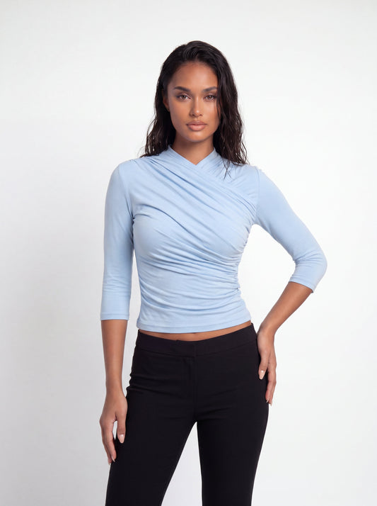 Cleo Top Blue