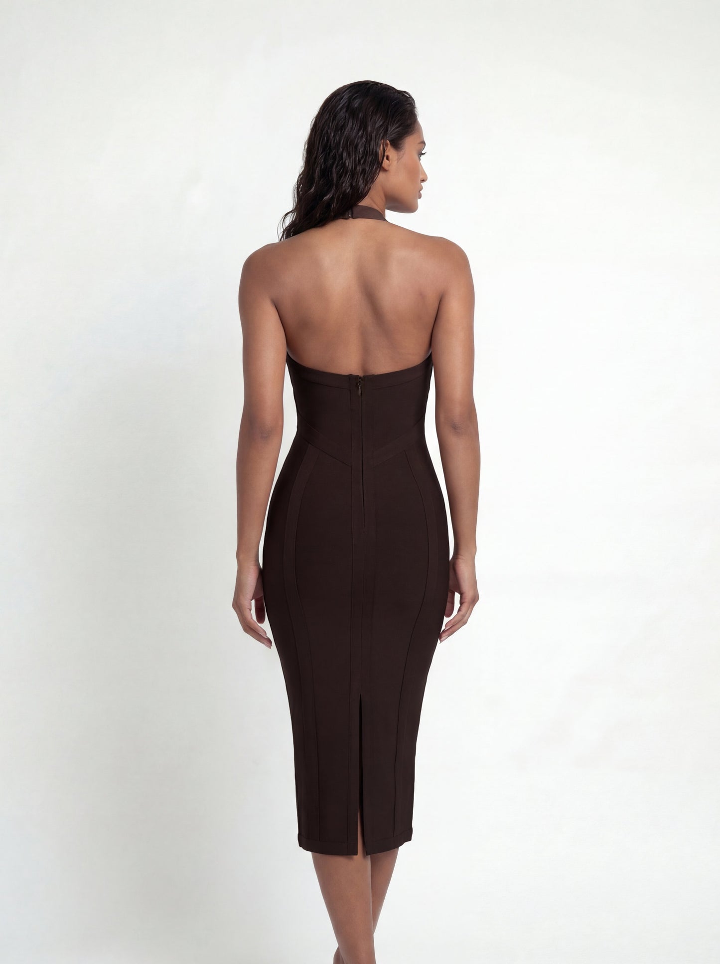 Eden Dress Chocolate