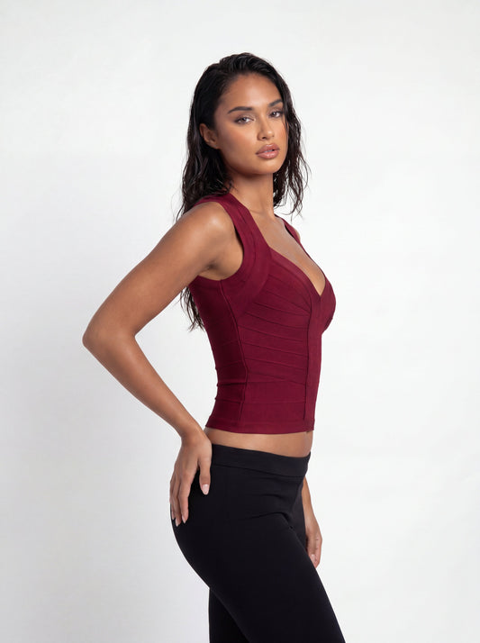 Nova Top Burgundy