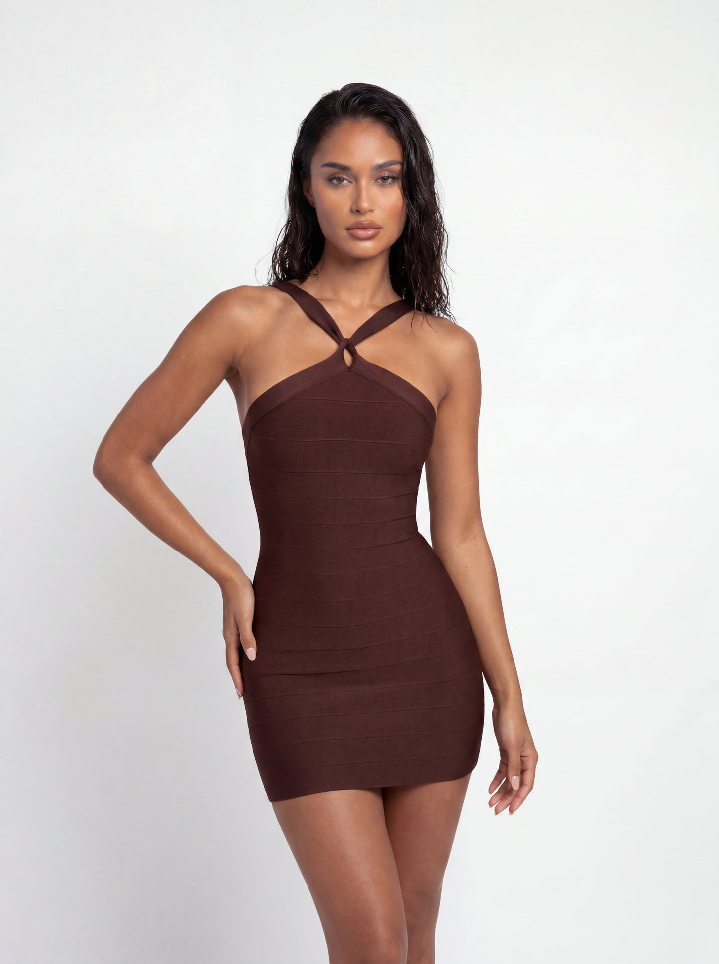 Mia Dress Chocolate