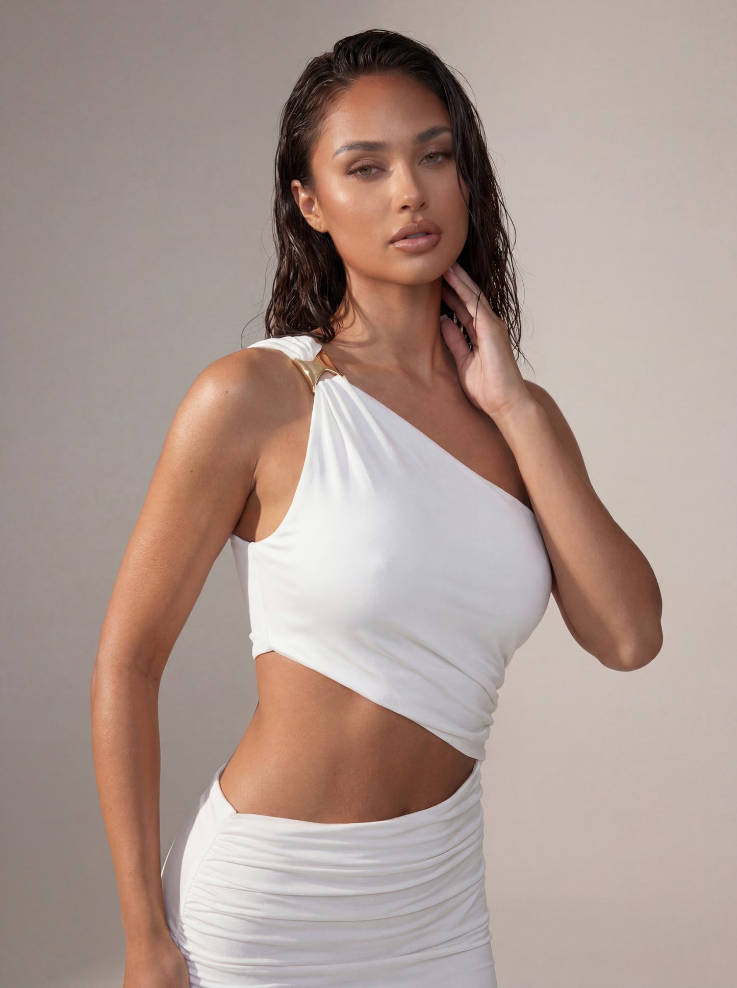 Celeste Dress White