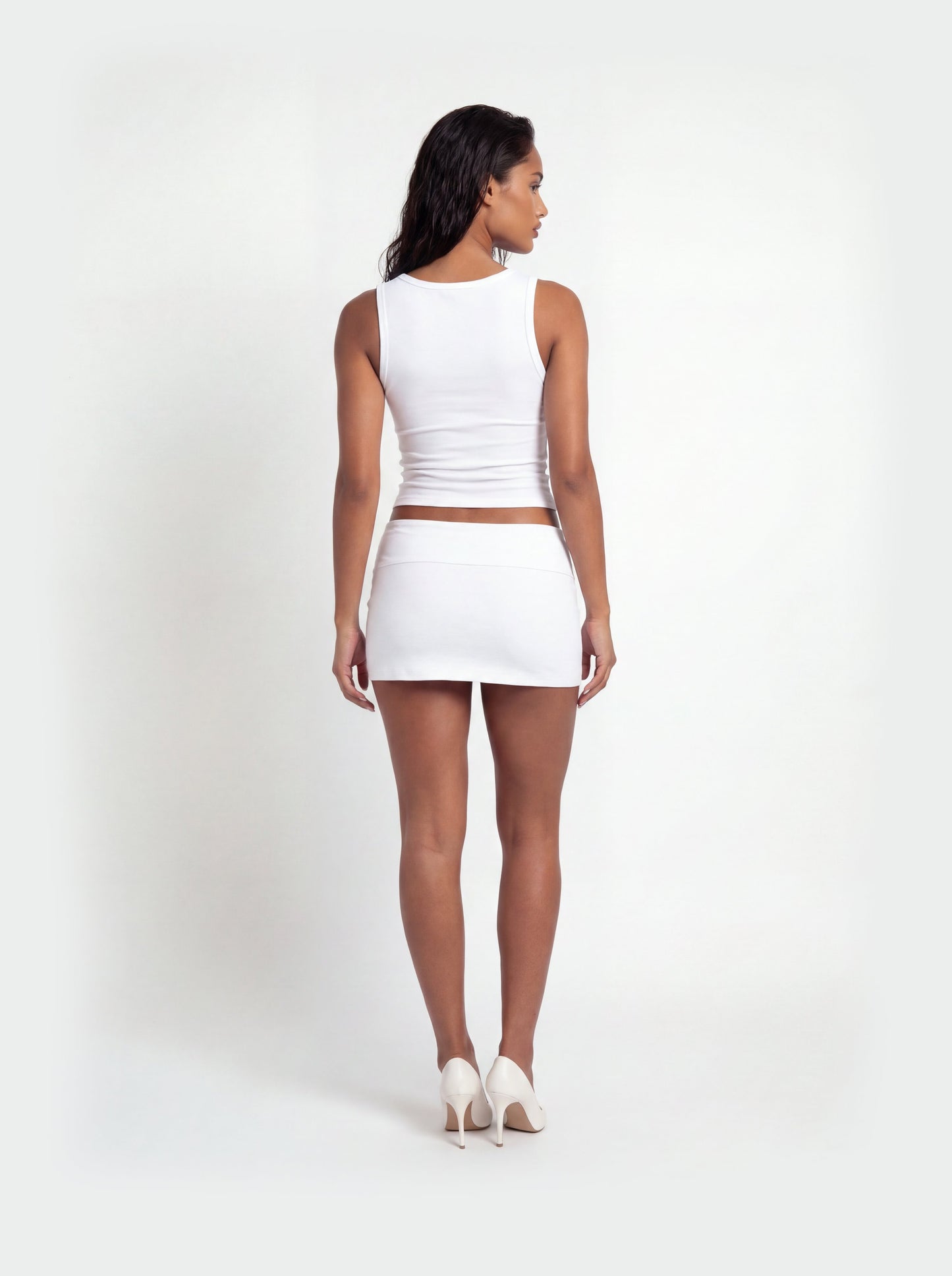 Tara Skirt White