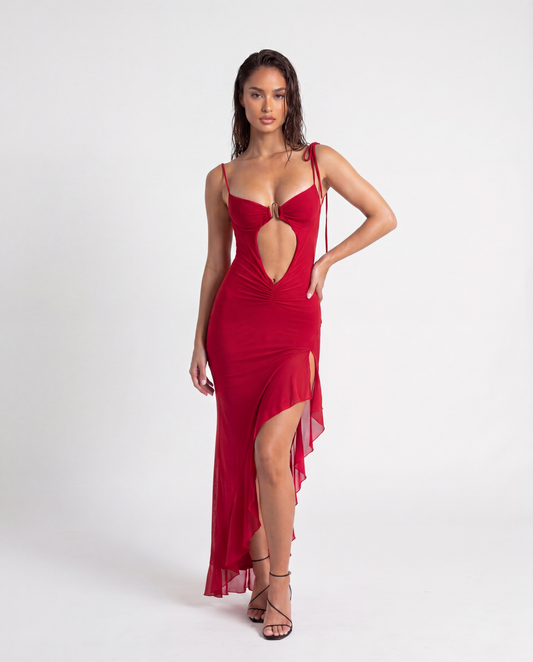 Rouge Maxi Dress Red